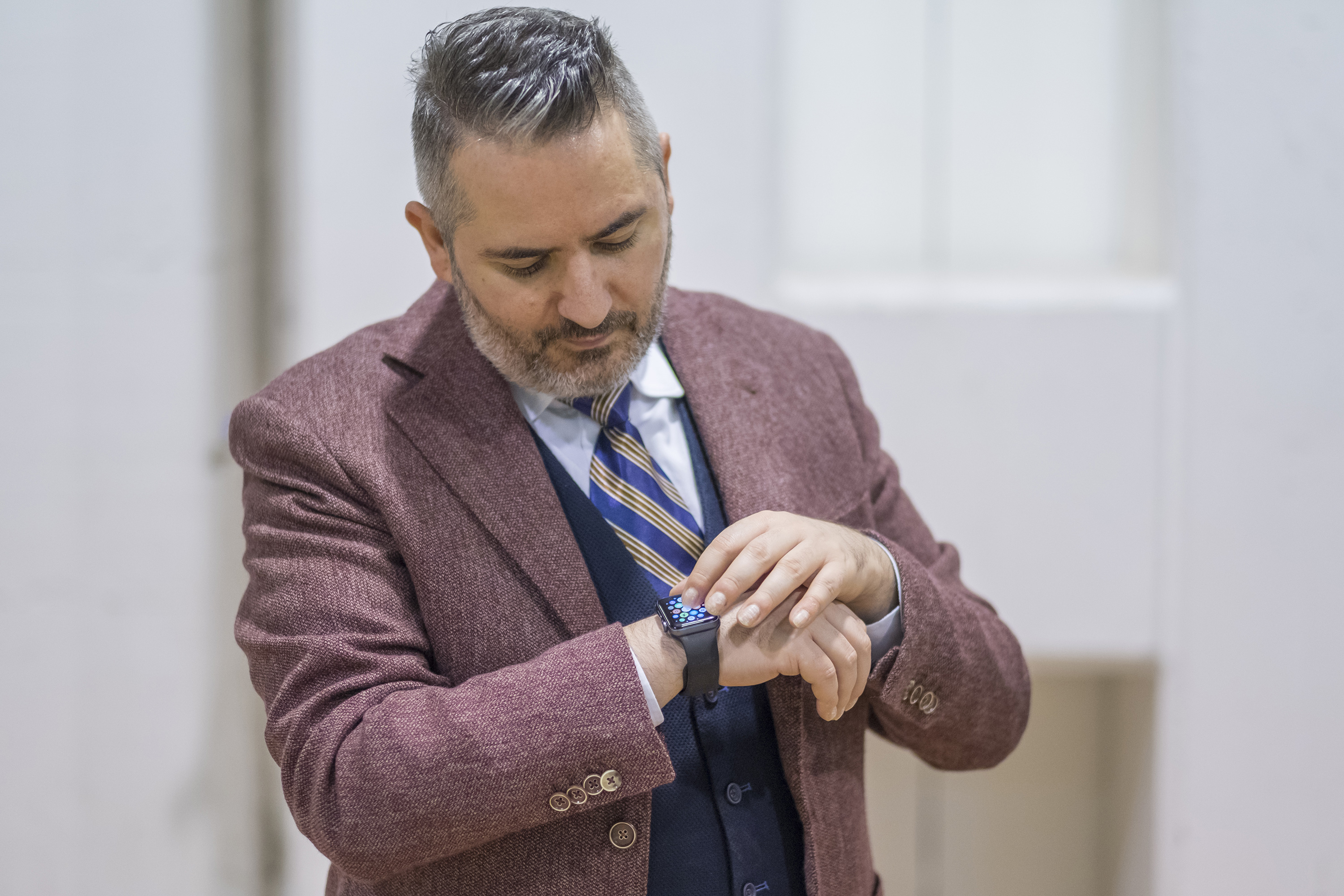 Gabriele Gobbo studio televisivo