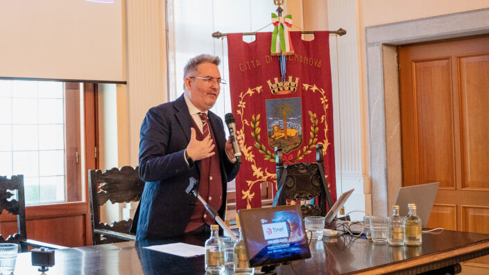 Il mio intervento al Salone d'Onore del Comune di Palmanova, città patrimonio UNESCO - 1 - Gabriele Gobbo